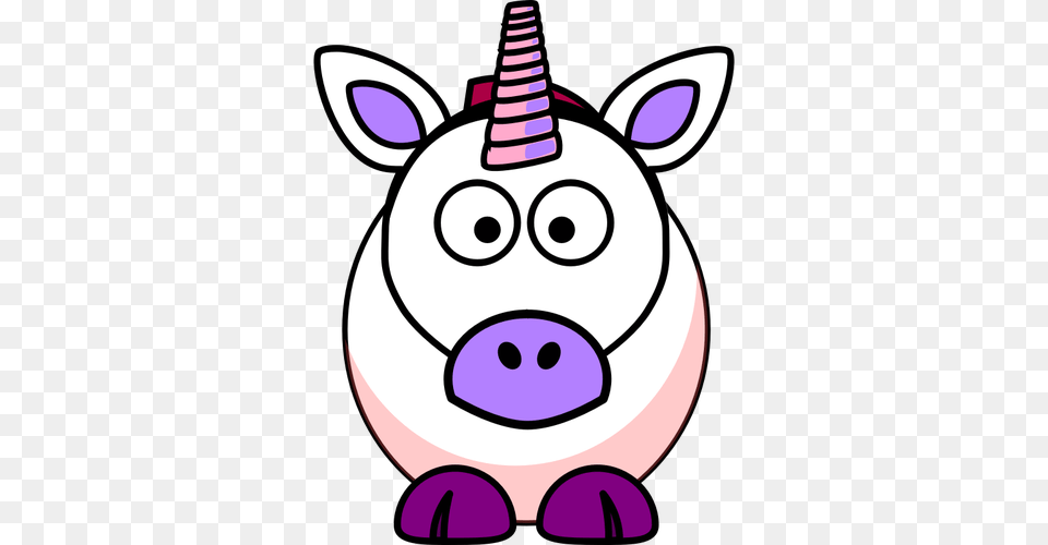 Cartoon Unicorn Animal, Mammal, Pig, Astronomy Png Image