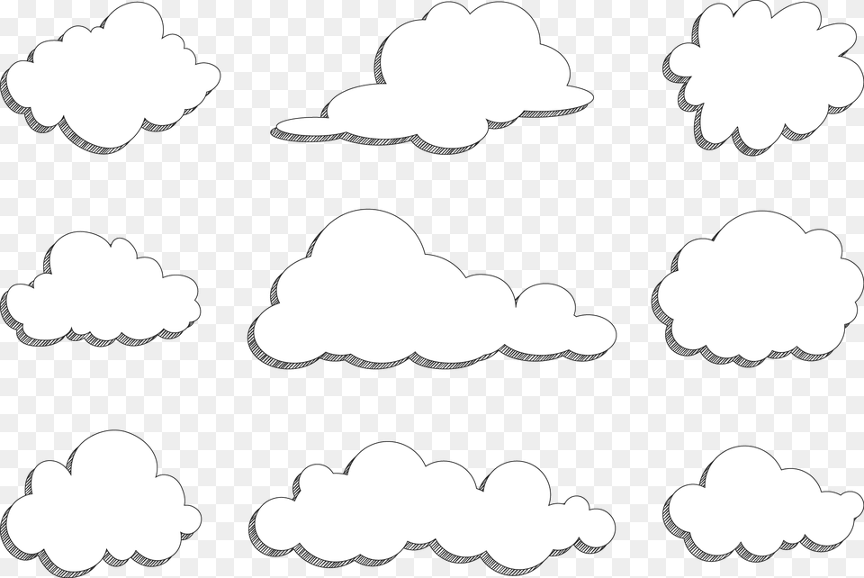 Cartoon Vector Cloud, Cumulus, Nature, Outdoors, Sky Png Image