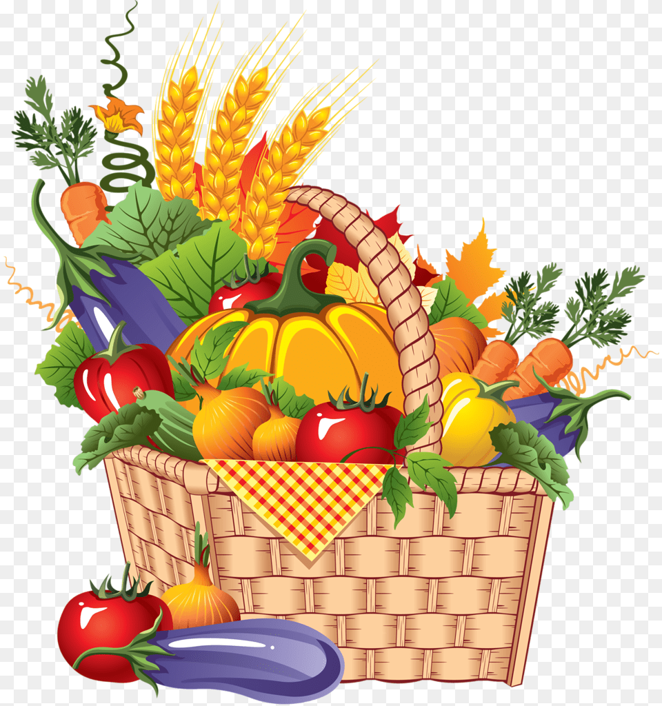 Cartoon Vector Vegetable Should We Eat Vegetables, Basket, Food, Produce, Person Free Transparent Png