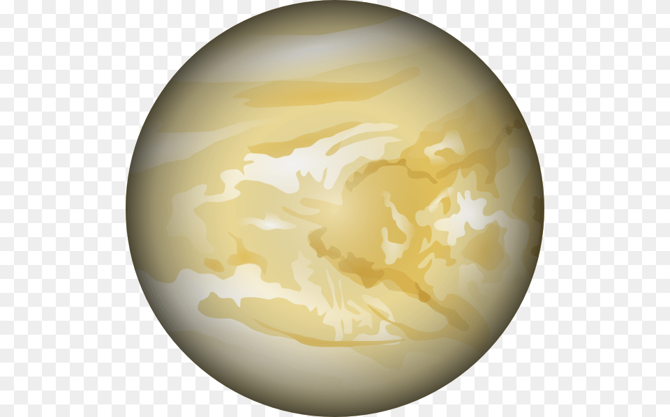 Cartoon Venus Planet, Astronomy, Outer Space, Globe Png Image