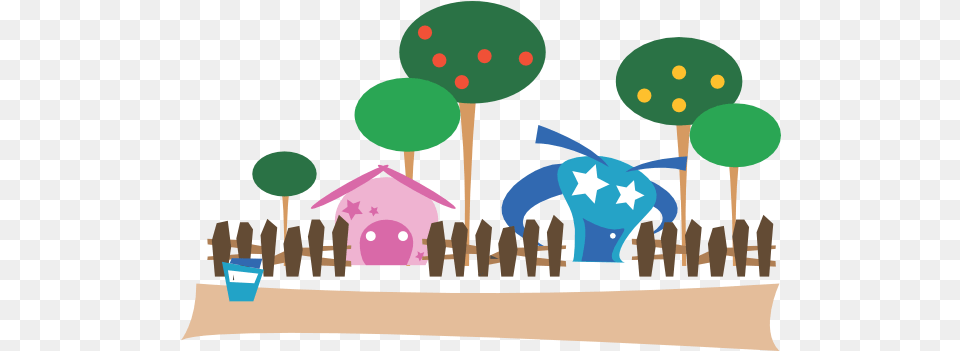 Cartoon Village Clip Art Cartoon Houses In The Trees Line Drawing, People, Person, Food, Sweets Free Png Download