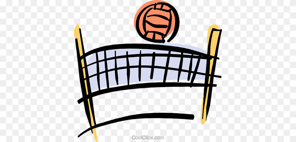 Cartoon Volleyball Clipart Clipart, Furniture, Bed, Crib, Infant Bed Free Png