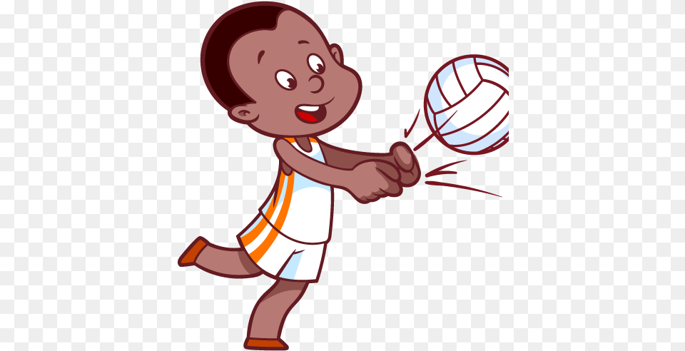 Cartoon Volleyball Players Voleybol Clipart, Baby, Person, Face, Head Free Png