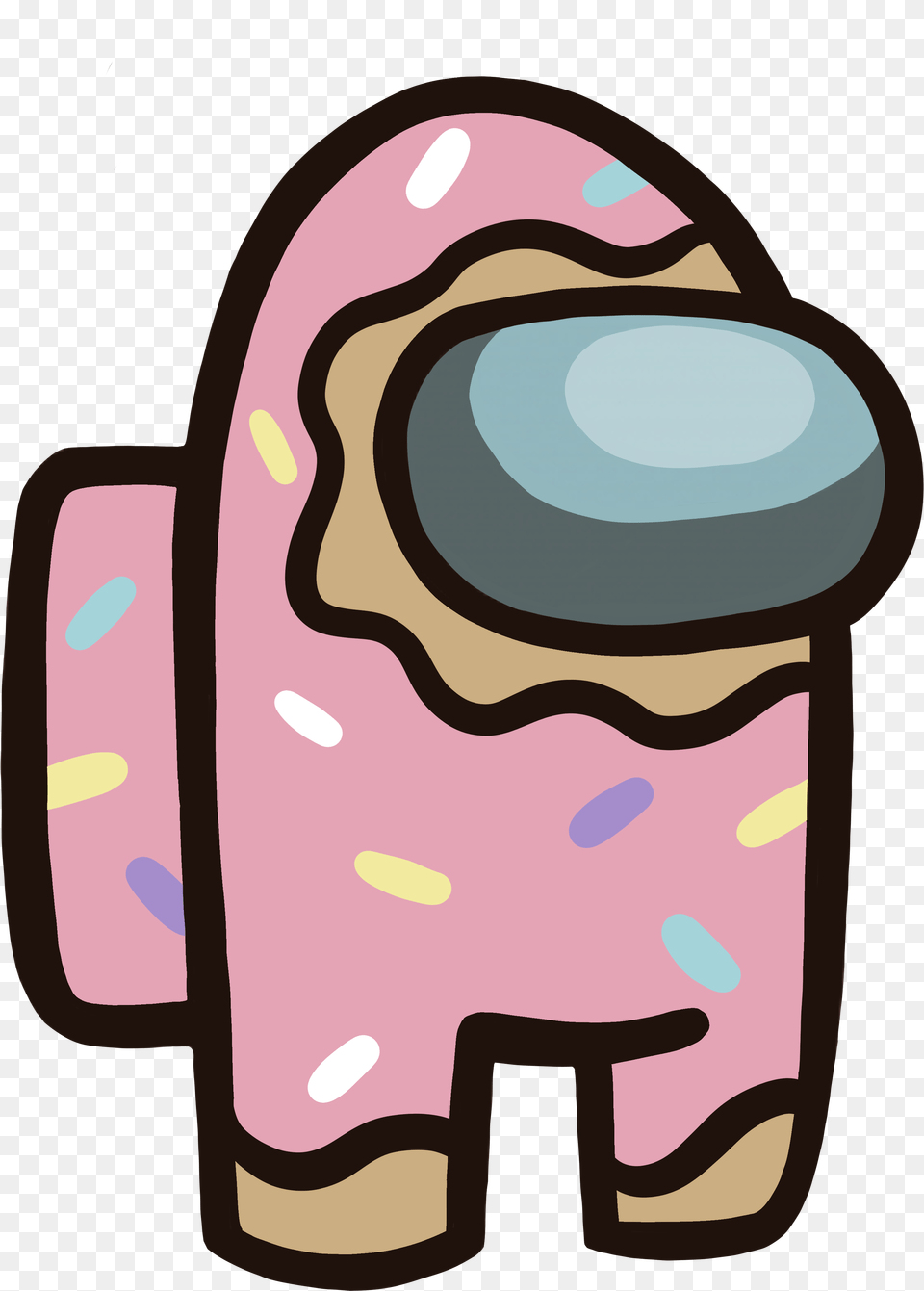 Cartoon Wallpaper Iphone Among Us Donut, Food, Sweets, Smoke Pipe Png Image