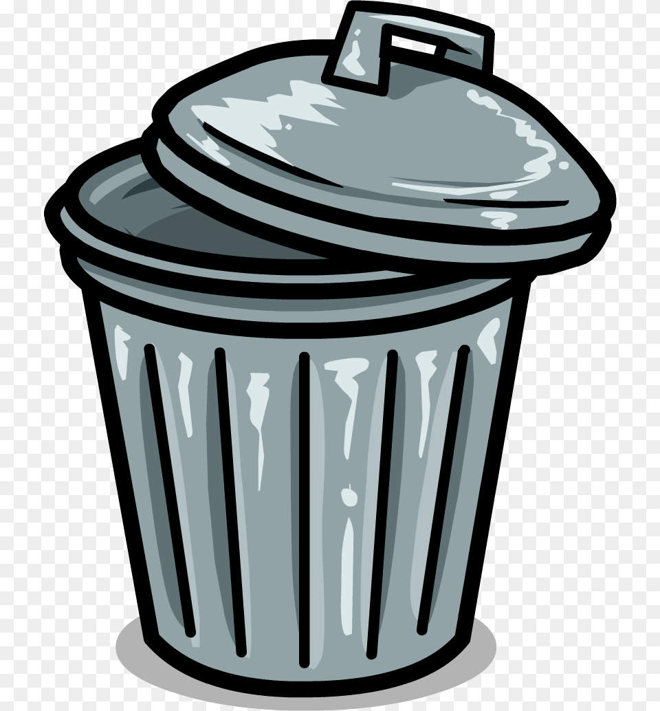 Cartoon Waste Can, Tin, Trash Can, Bottle, Shaker Png Image