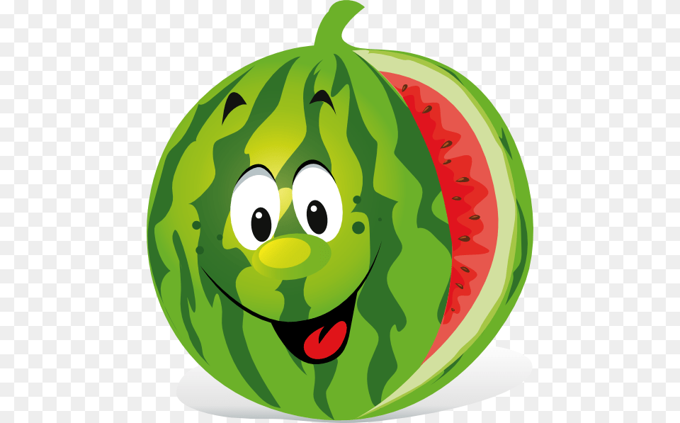 Cartoon Watermelon Clip Art, Food, Fruit, Melon, Plant Free Png Download