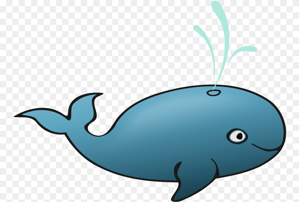 Cartoon Whale, Animal, Fish, Sea Life, Shark Free Png Download
