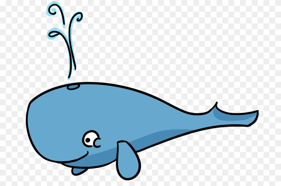 Cartoon Whale, Animal, Sea Life, Mammal, Grass Png Image