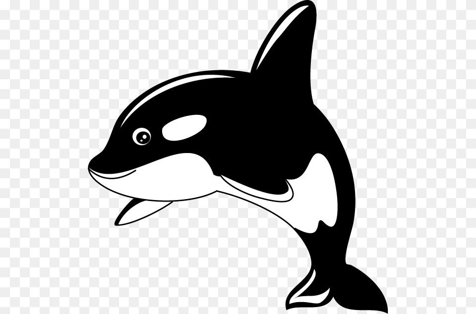 Cartoon Whale Clip Art Clip Cute Killer Whale Clip Art, Stencil, Animal, Sea Life, Fish Free Transparent Png