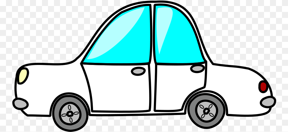 Cartoon White Car Svg Clip Art For Web Clip Car Animated Gif, Wheel, Machine, Vehicle, Transportation Free Transparent Png