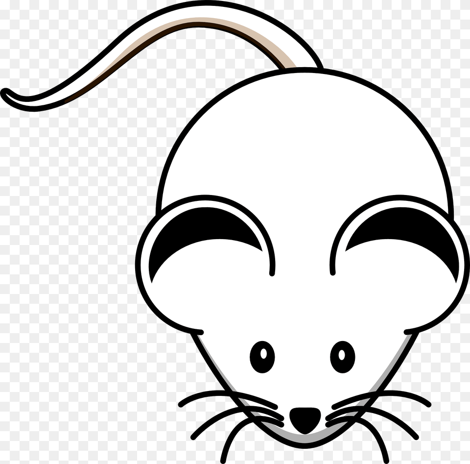 Cartoon White Mouse Clipart, Stencil, Baby, Person, Animal Free Png
