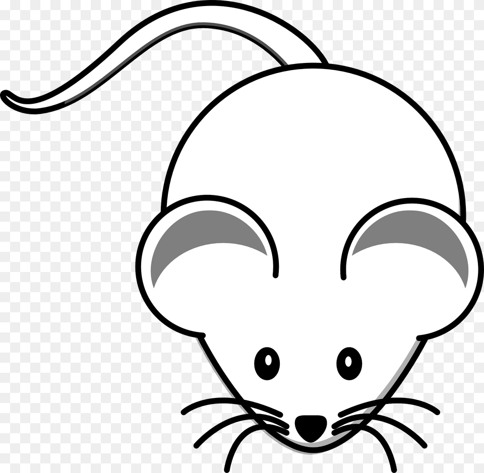 Cartoon White Mouse Clipart, Computer Hardware, Electronics, Hardware, Animal Free Png Download