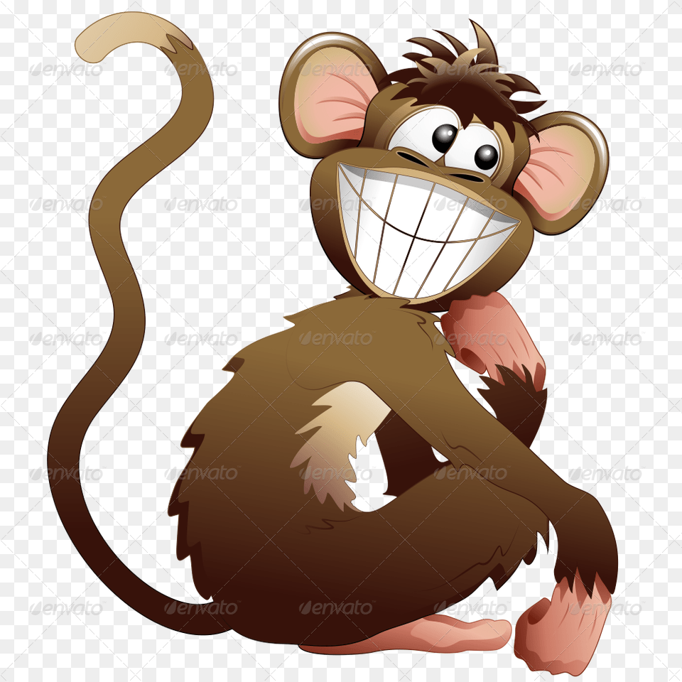 Cartoon Wild Animals Wild Monkey Monkey Cartoon, Animal, Mammal, Wildlife Free Transparent Png