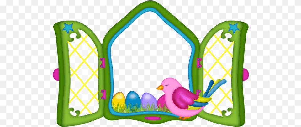 Cartoon Window Clipart Cute Window Clipart, Crib, Furniture, Infant Bed, Egg Free Transparent Png