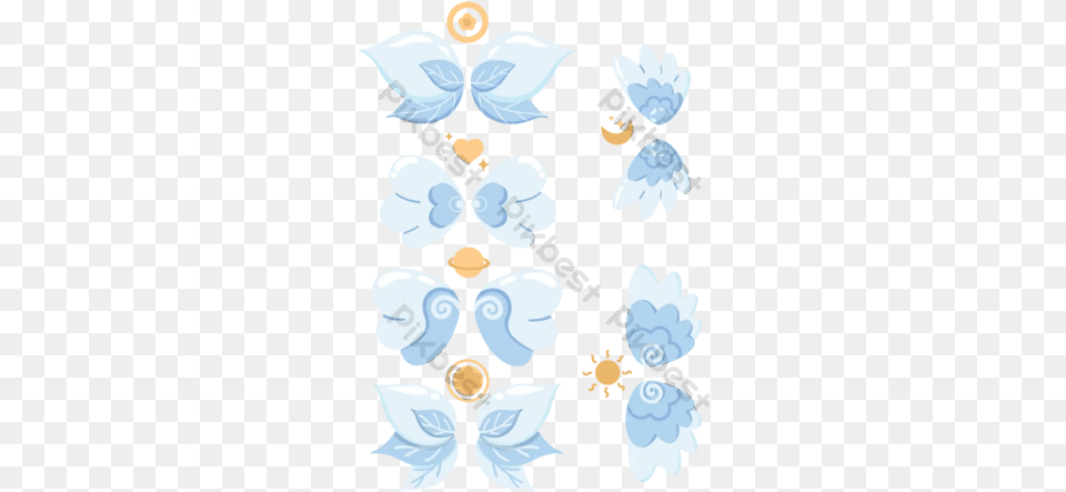 Cartoon Wings Templates Psd U0026 Vector Download Lovely, Pattern Free Png