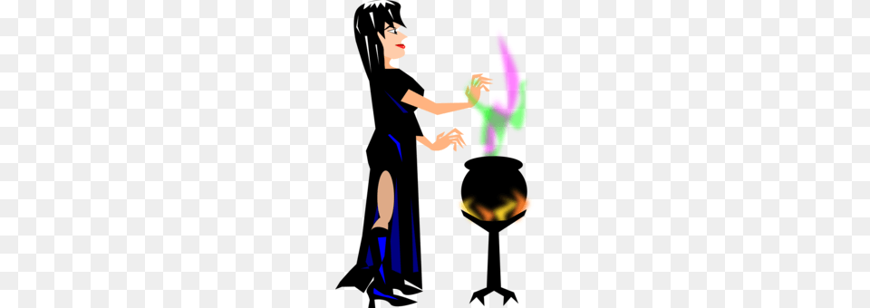Cartoon Witchcraft Magic Animation, Adult, Female, Person, Woman Free Transparent Png