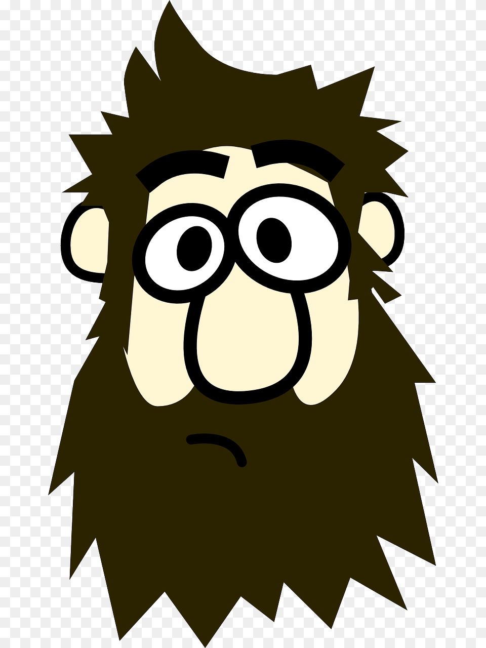 Cartoon With A Beard, Baby, Person, Animal, Mammal Png