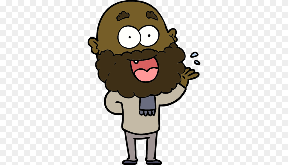 Cartoon With Beard, Baby, Person Png