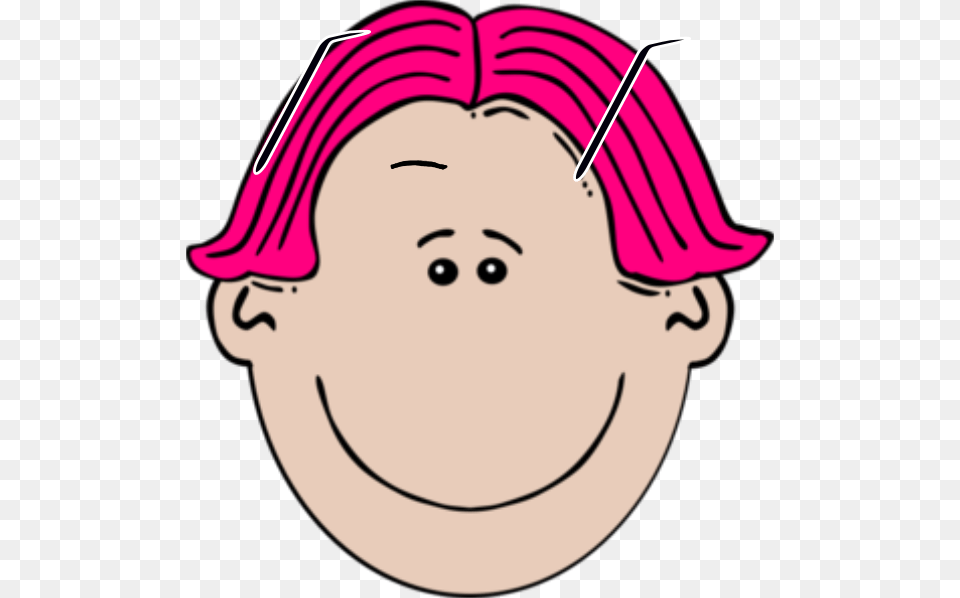 Cartoon With Parted Hair Transparent Cartoons Cartoon Character With Parted Hair, Baby, Head, Person, Face Png