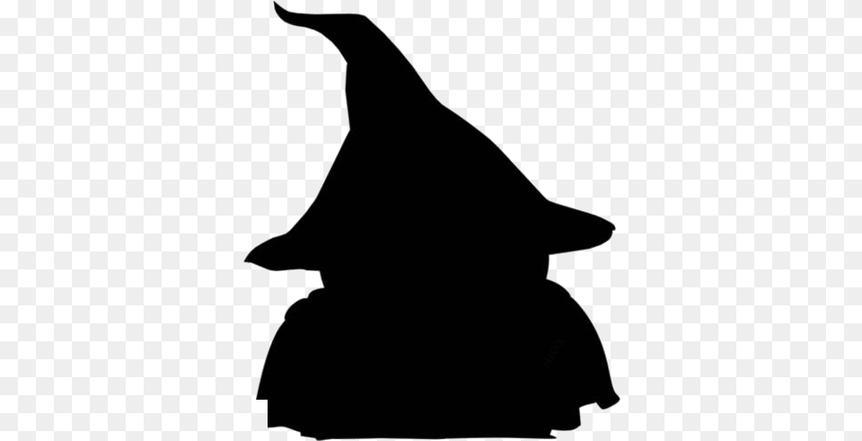 Cartoon Wizard Transparent Images Illustration, Silhouette, Clothing, Hood, Stencil Png Image