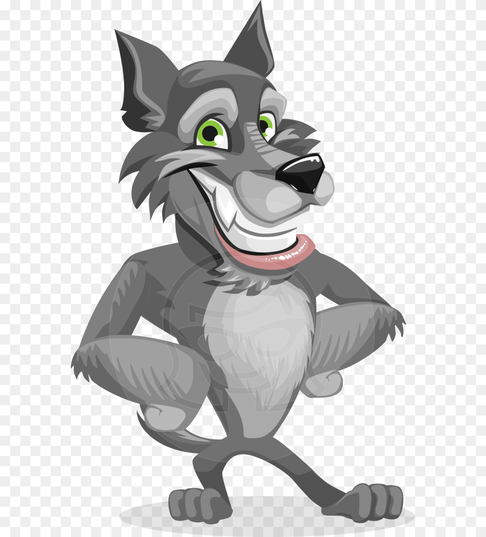Cartoon Wolf Clipart Wolf Cartoon, Art, Baby, Person Free Transparent Png