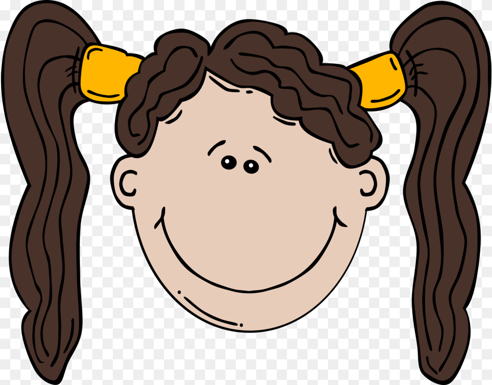 Cartoon Woman Child Smile Girl, Baby, Face, Food, Head Free Png