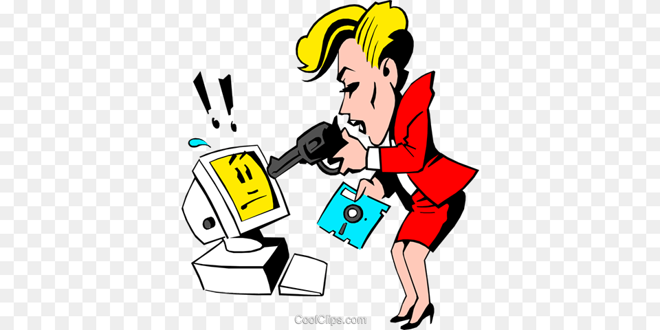 Cartoon Woman Pointing A Gun, Person, Face, Head, Cleaning Png