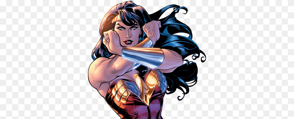 Cartoon Wonder Woman Render Images Wonder Woman Cross Arms, Book, Comics, Publication, Adult Png