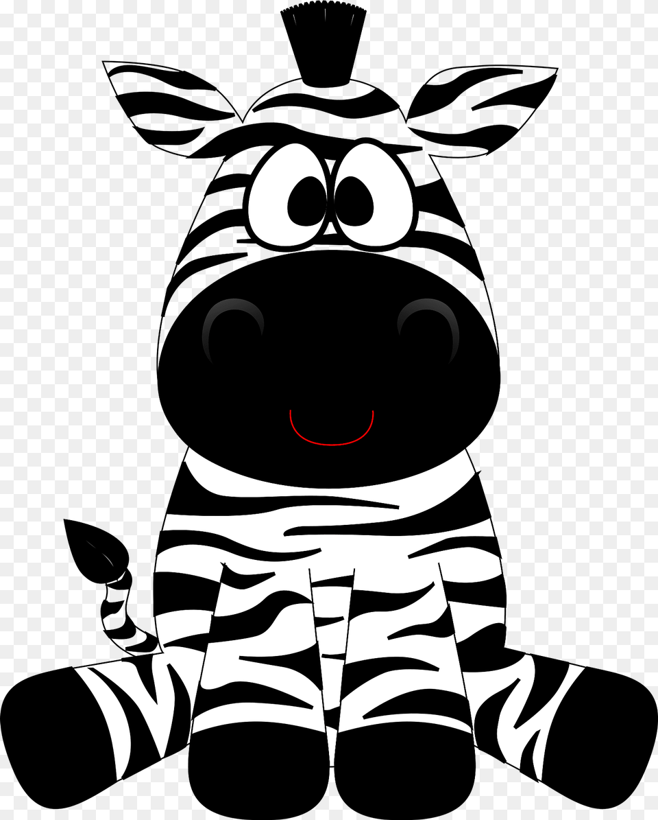 Cartoon Zebra Clipart, Baby, Person, Plush, Toy Free Transparent Png