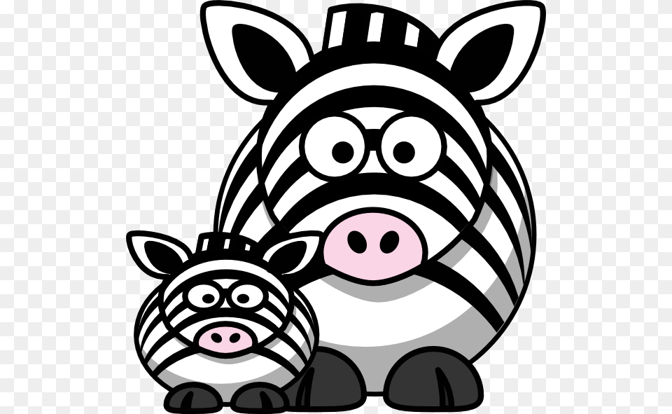 Cartoon Zebra Shower Curtain, Animal, Mammal, Wildlife, Device Free Png