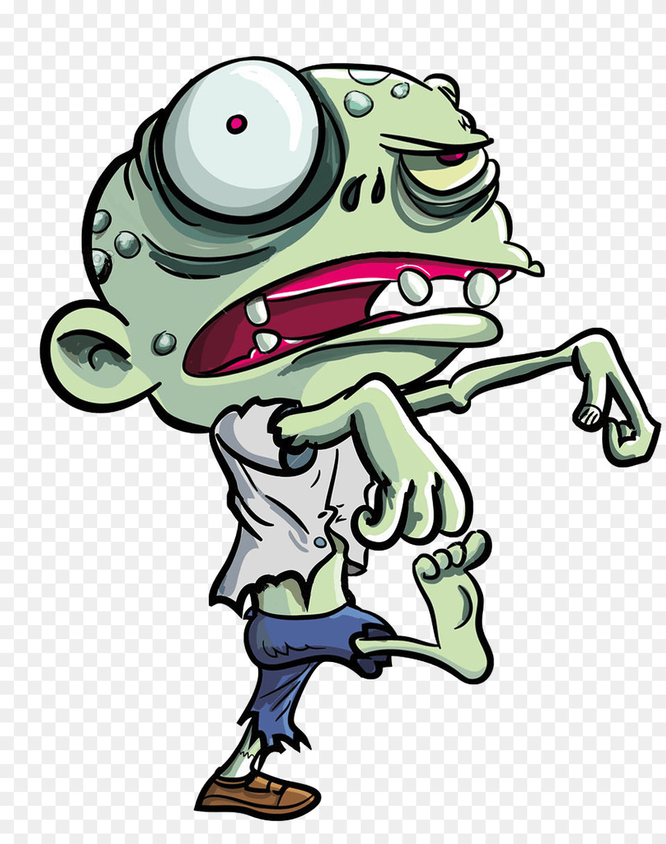 Cartoon Zombie Background Arts, People, Person, Art, Baby Png Image