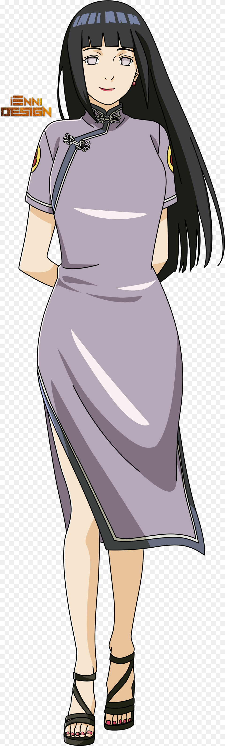 Cartoonblack Hairanimelong Hairfashion Cutsketchfictional Hinata Hyuga, Adult, Publication, Person, Female Free Png