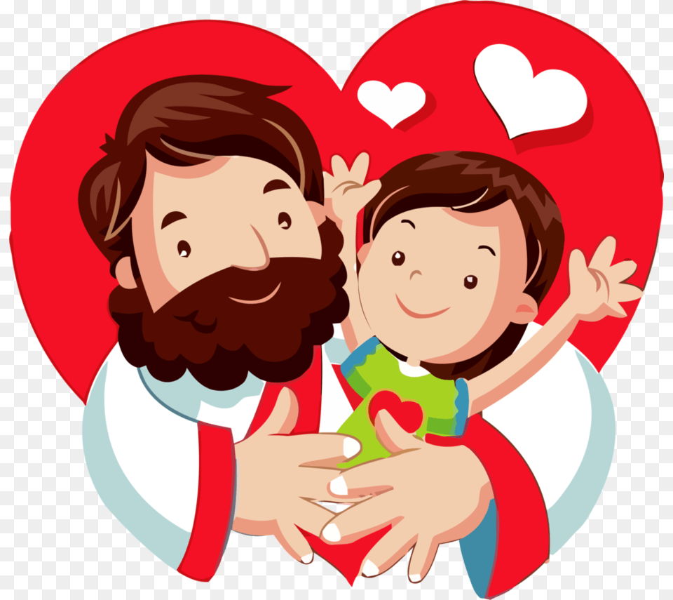 Cartooncheekclip S Charactergesture Jesus Love Clipart, Face, Head, Person, Baby Free Png Download