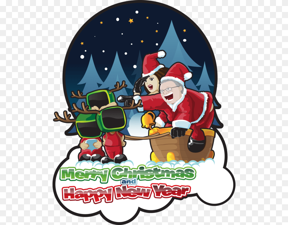 Cartoonchristmas Evefictional Character Merry Christmas And Happy New Year Clipart, Outdoors, Baby, Face, Head Free Transparent Png