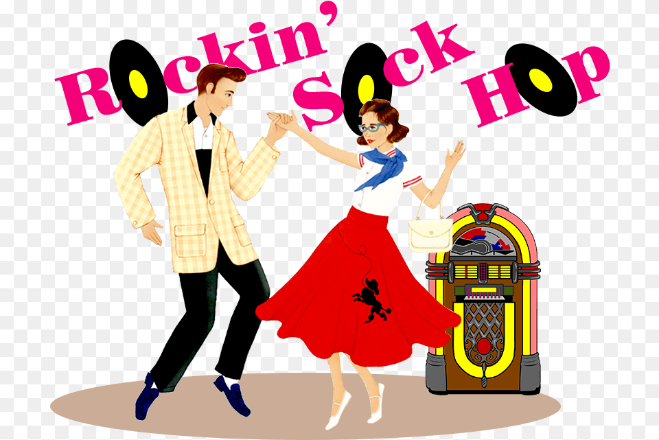 Cartoonclip 5039s Sock Hop Clipart, Dancing, Person, Leisure Activities, Clothing Free Png Download