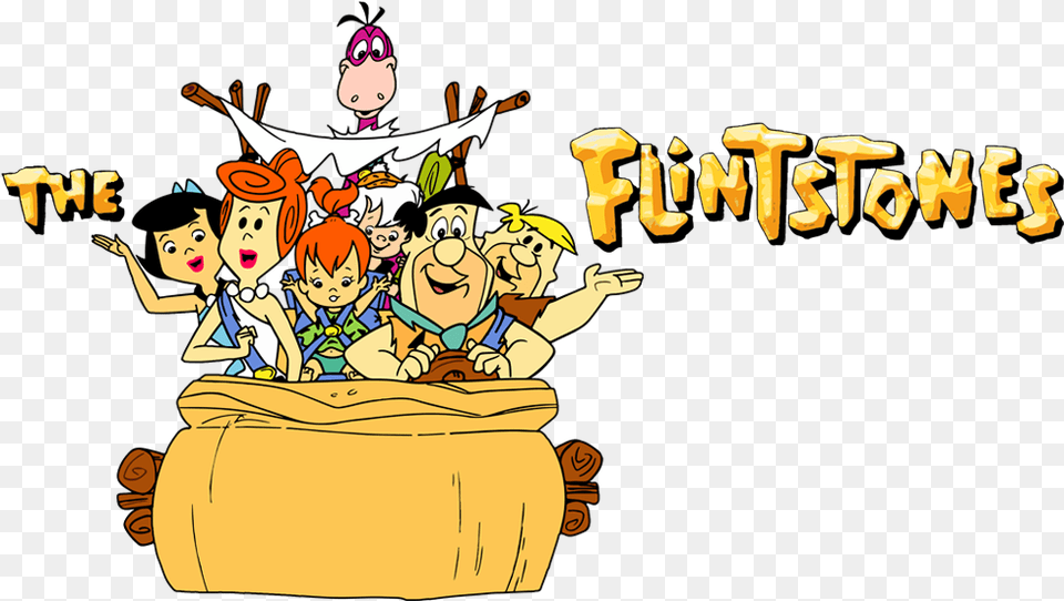 Cartoonclip Flintstones Clipart, Book, Comics, Publication, Baby Png