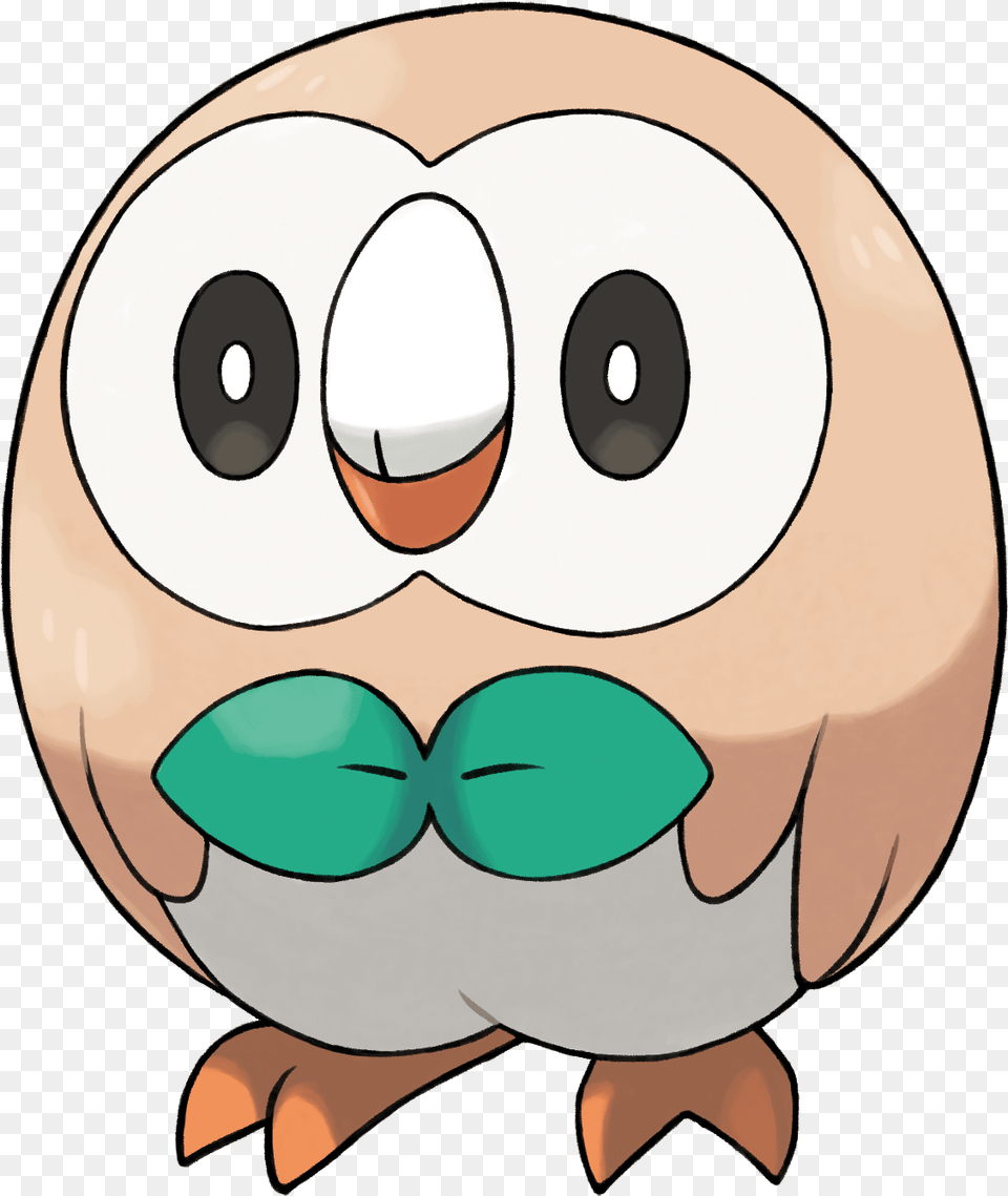 Cartoonclip Pokemon Rowlet, Baby, Person, Food, Face Free Png Download