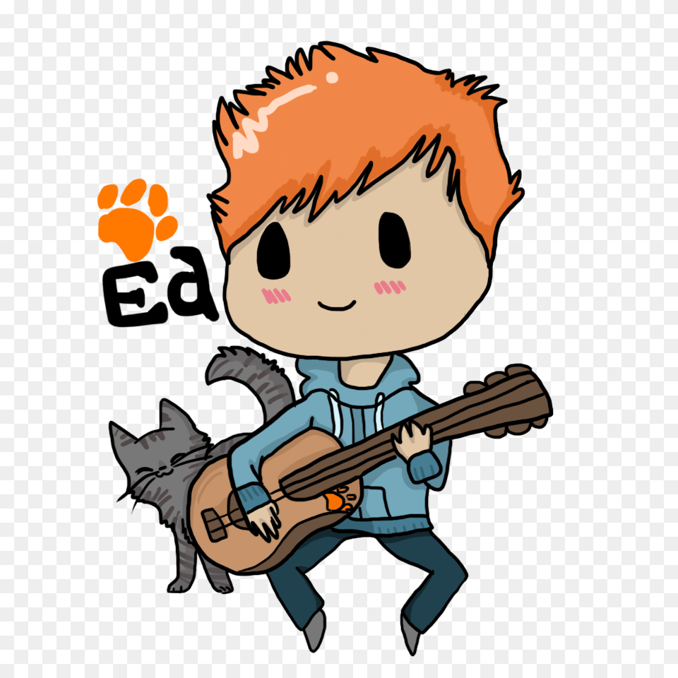 Cartoonedsheeran, Baby, Book, Comics, Person Free Png Download