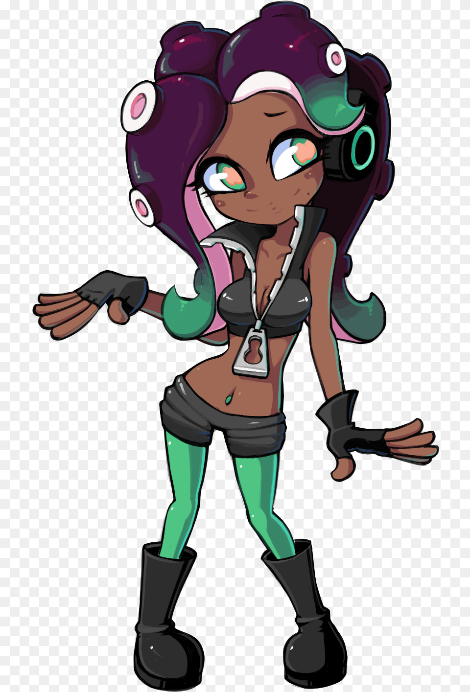 Cartoonfictional Characteranimated Artart Draw Marina Splatoon, Person, Book, Comics, Publication Free Png Download