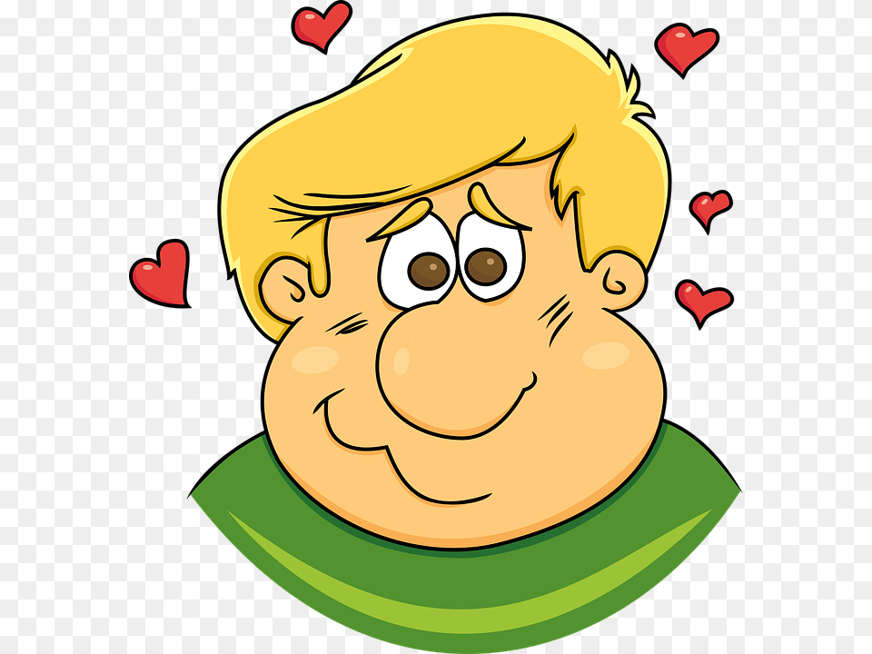 Cartoonheart Boy In Love, Baby, Person, Face, Head Png Image