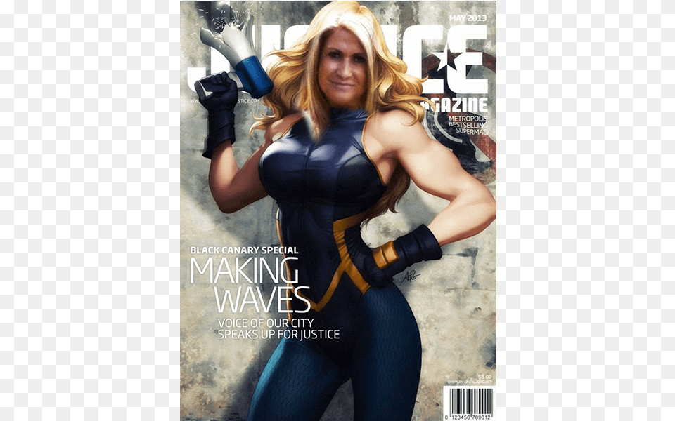 Cartoons 3 Kraked Justice Magazine Covers, Adult, Clothing, Costume, Female Png Image