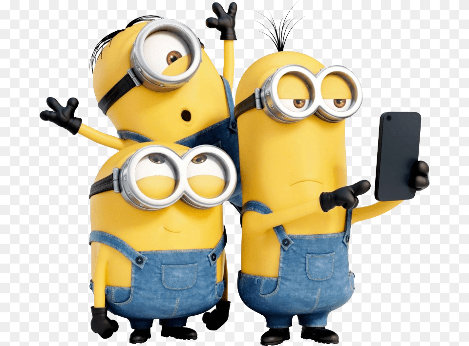 Cartoons Minions, Electronics, Mobile Phone, Phone, Person Free Png