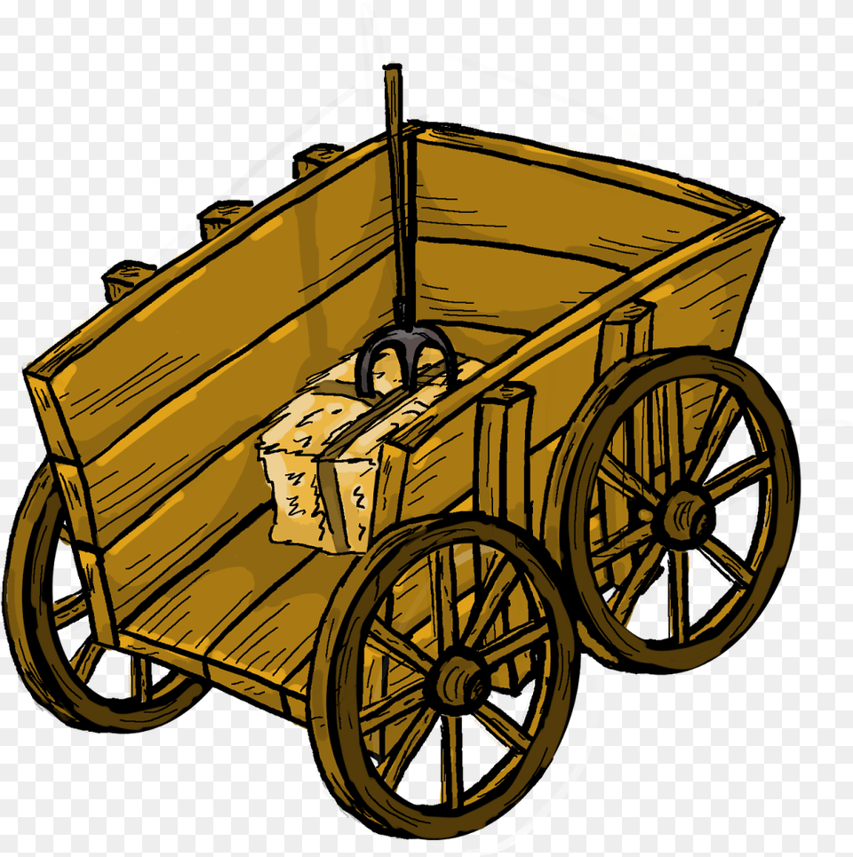 Carts Clipart Medieval Cart, Transportation, Vehicle, Wagon, Machine Free Png Download