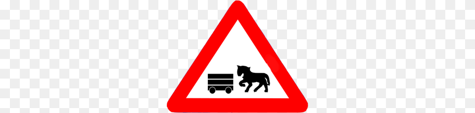 Carts Horses And Secession, Sign, Symbol, Road Sign, Animal Free Png Download