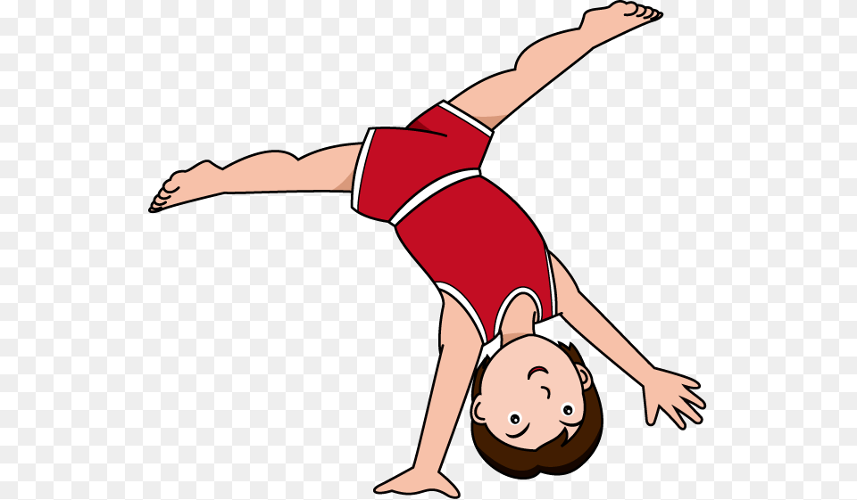 Cartwheel Gymnastics Clipart Whitelees Class Blog, Acrobatic, Athlete, Gymnast, Person Free Png Download