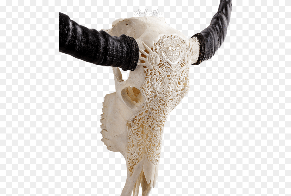 Carved Buffalo Skull Ganesha, Adult, Bride, Female, Person Png