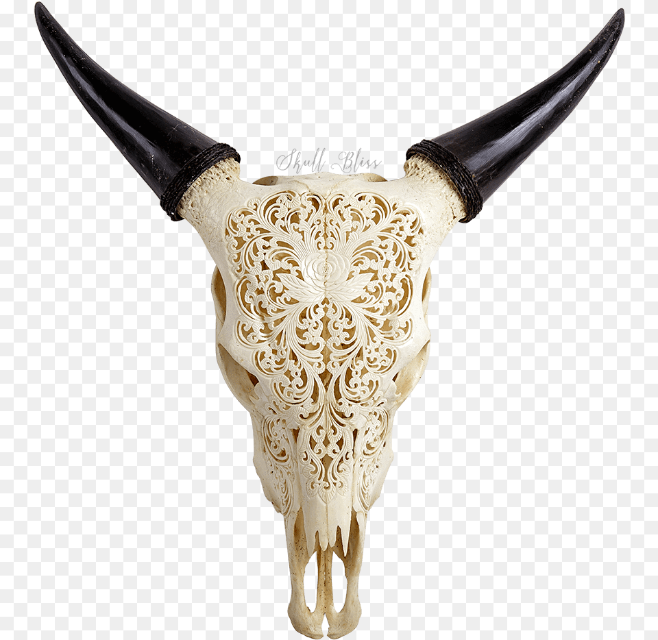 Carved Cow Skull Carved Real Cow Skull, Blade, Dagger, Knife, Weapon Free Transparent Png
