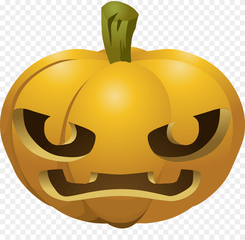 Carved Pumpkins Angry Face Clipart, Food, Plant, Produce, Pumpkin Free Png