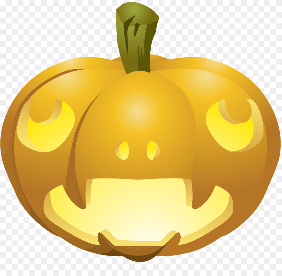 Carved Pumpkins Lit Up Inside Wide Open Mouth Rolling Eyes Clipart, Festival Png