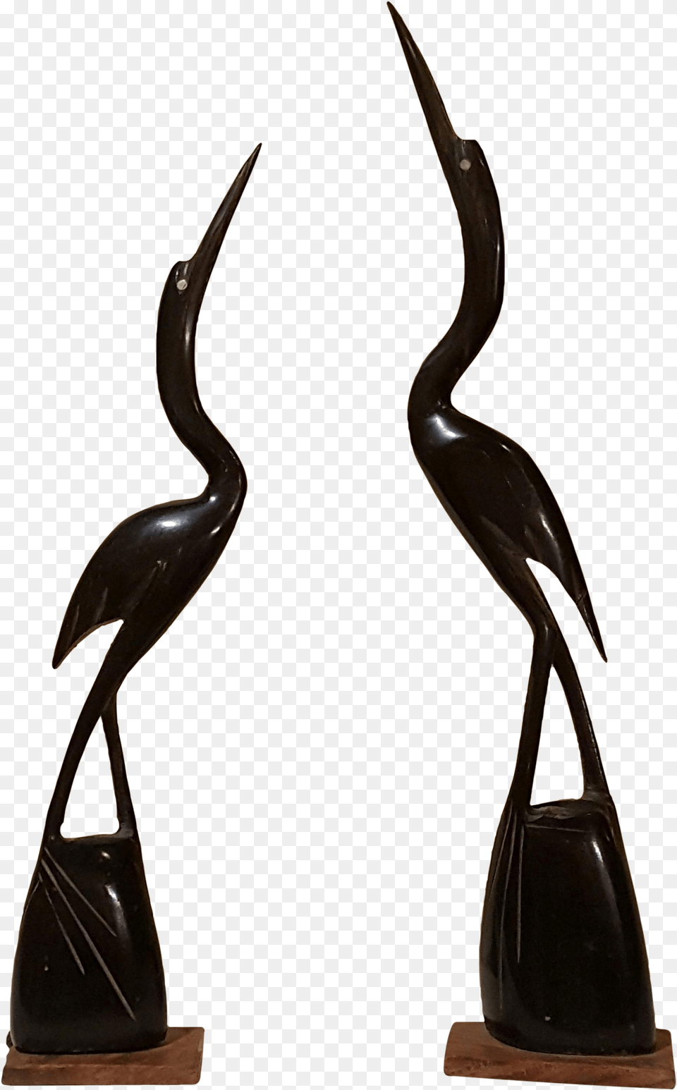 Carved Water Buffalo Horn Heron Chairish Ciconiiformes, Art, Blade, Dagger, Knife Png